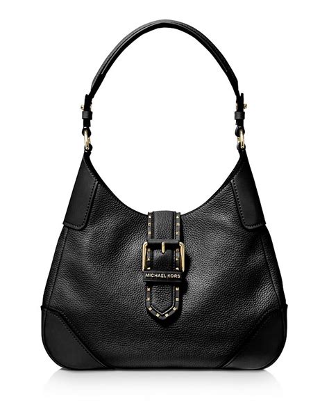 michael michael kors lillian medium studded hobo|Michael Kors Hobo Bags .